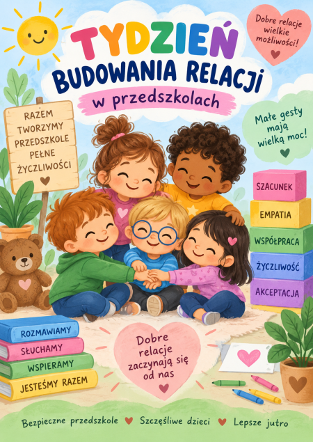 Tydzień budowania relacji w przedszkolach